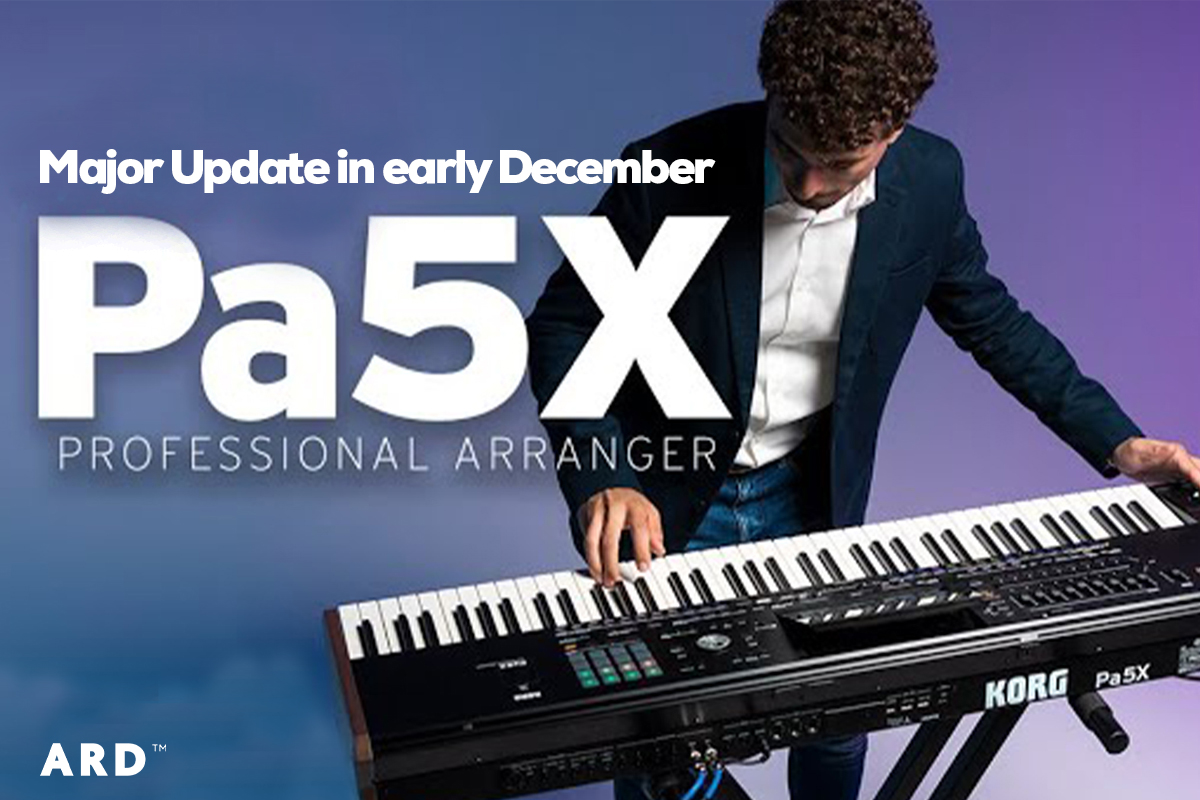 Korg Update for Pa5X Arranger in early December